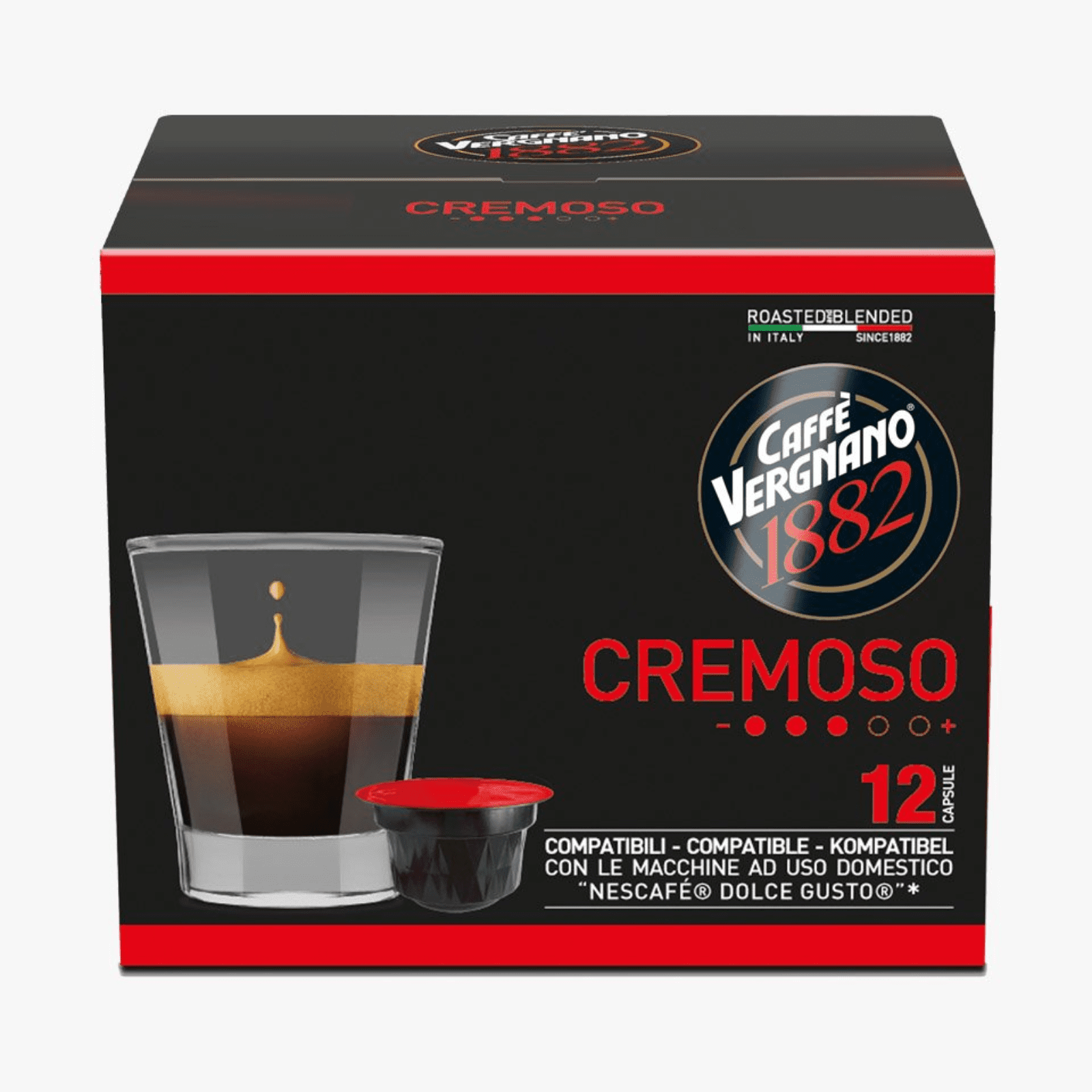 Пакет с 12 капсули VERGNANO Кремозо за кафе