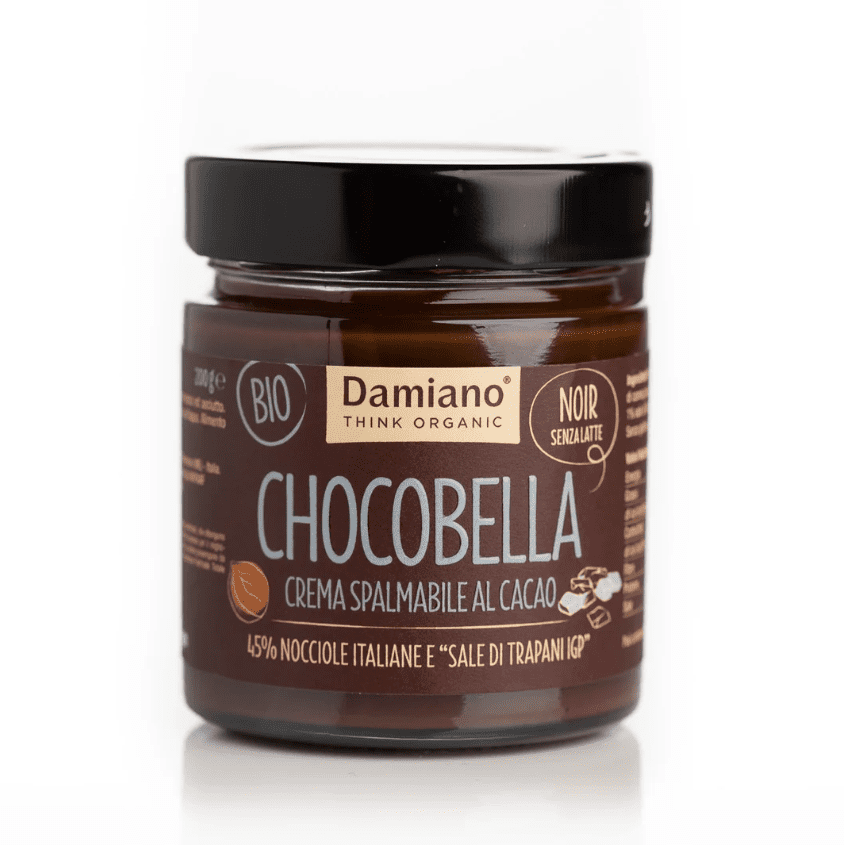 Буркан крем Damiano Chocobella с какао, лешници и морска сол от Трапани 200 г – сладко-солен деликатес