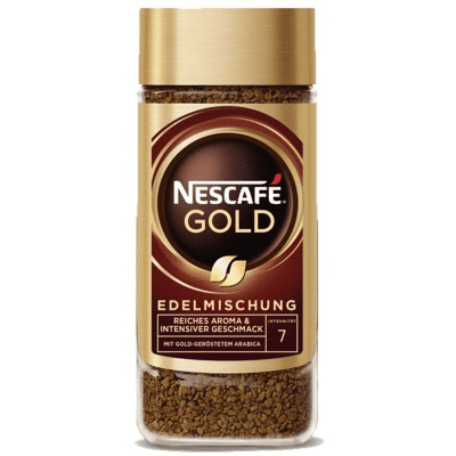 Разтворимо кафе Nescafe Gold 100g в компактна опаковка със златен дизайн