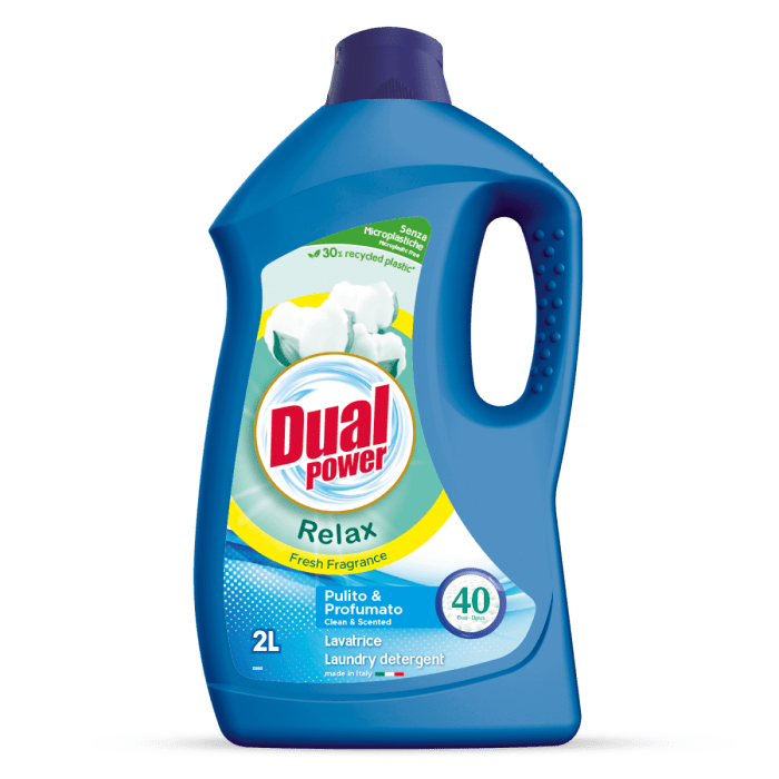 Бутилка течен перилен препарат Dual Power Релакс, 2 литра.