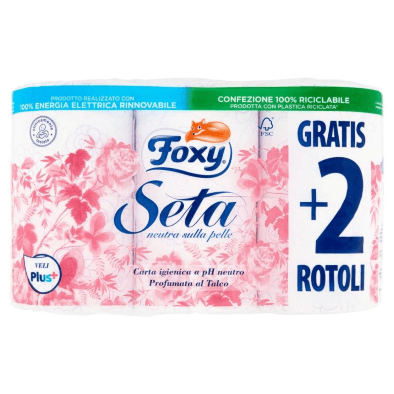 730005 Опаковка на тоалетна хартия Foxy 4+2 броя.