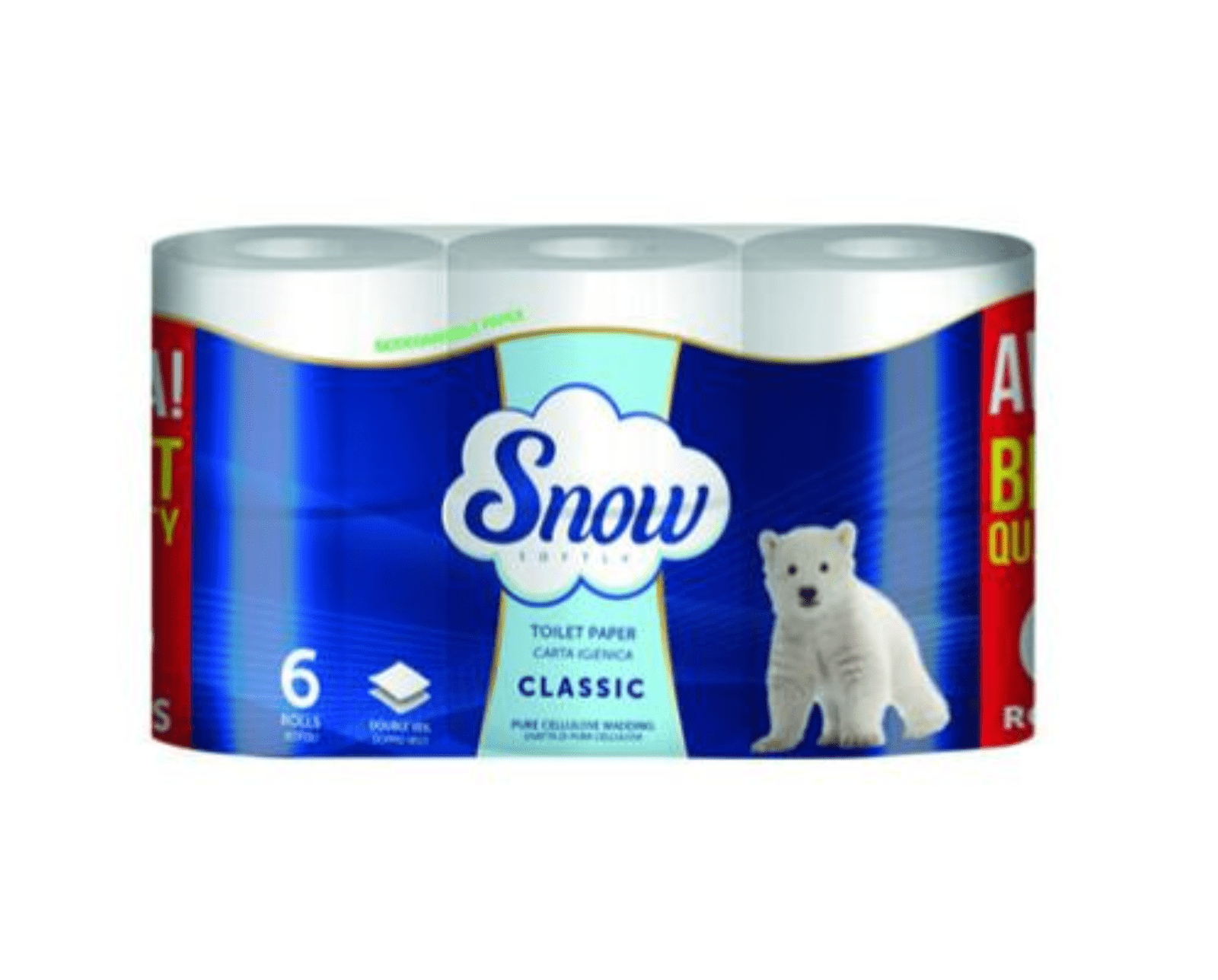 Опаковка на тоалетна хартия Snow 6 броя.