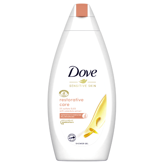 Душ гел Dove Sensitive Care Restorative Care 500 мл за чувствителна кожа