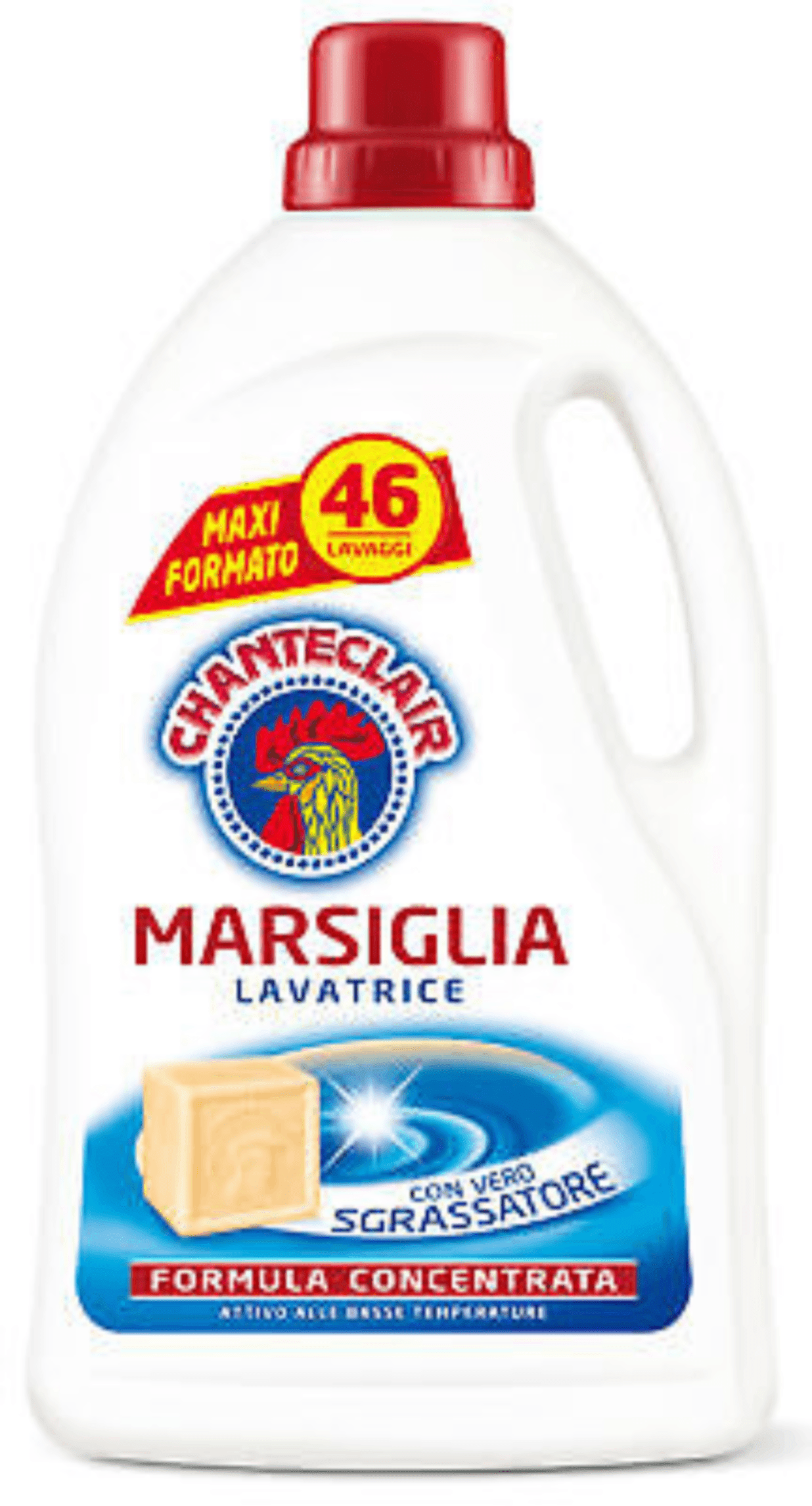 Течен перилен препарат Chanteclair с марсилски сапун 2.07 л – нежна грижа за деликатни тъкани.