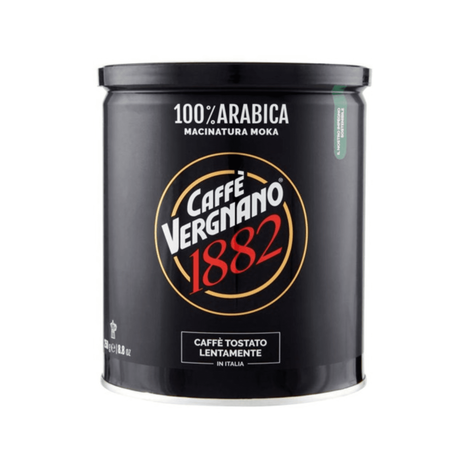 Метална кутия с 250 г VERGNANO 100% арабика кафе