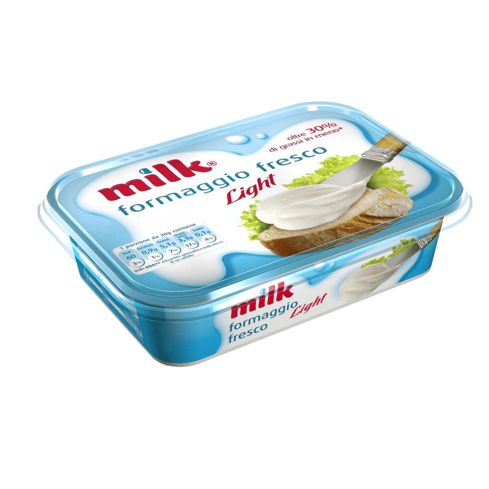 1148.png Кутия диетично прясно сирене за мазане MILK 200 г – леко и кремообразно българско сирене