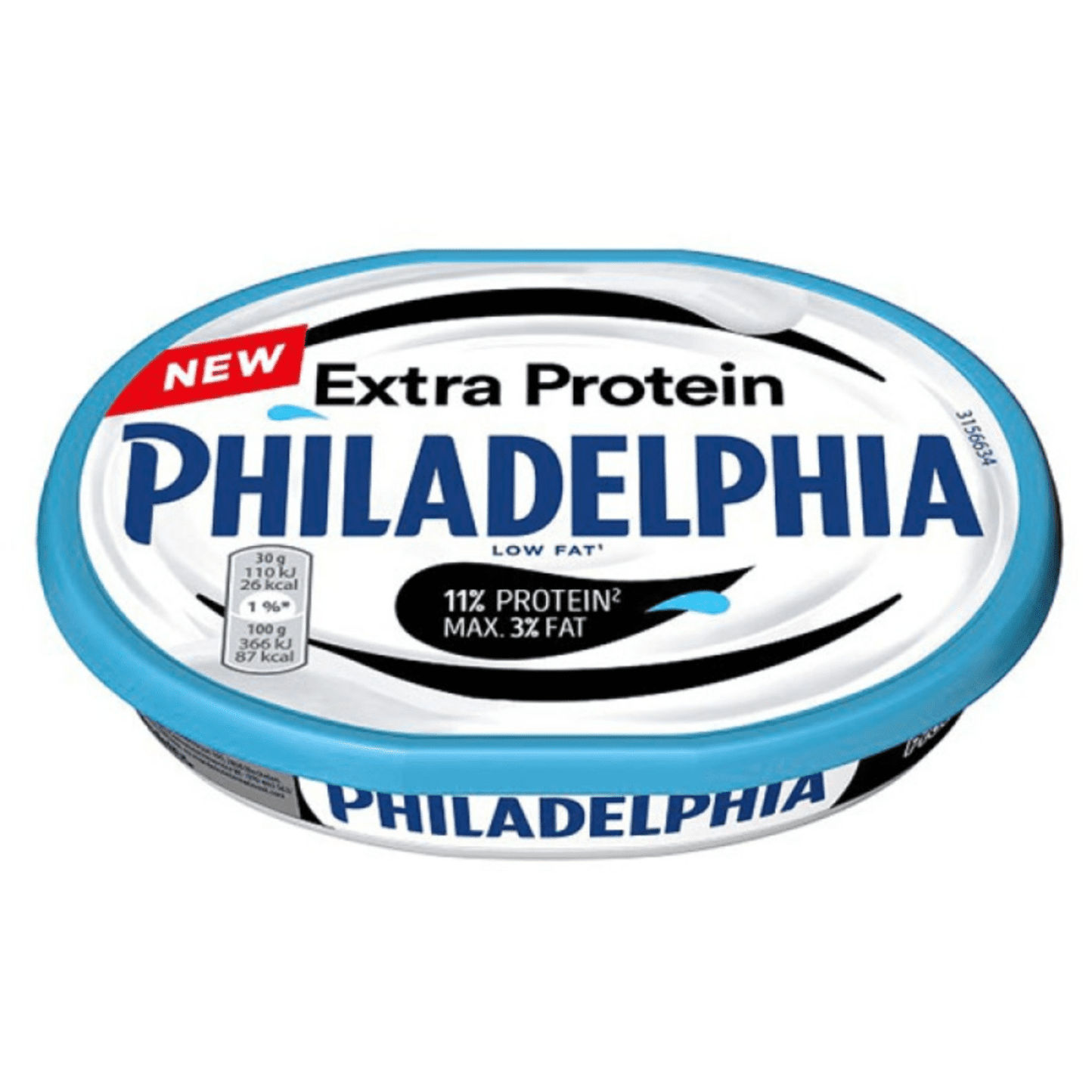 Кутия Philadelphia Protein крема сирене 175 g с надпис “High Protein”.