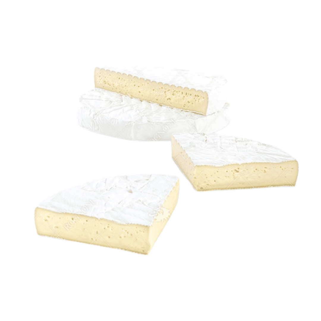 Сирене Бри Le Maubert от ROGNONI – бяла, цветна кора и кремообразна текстура.