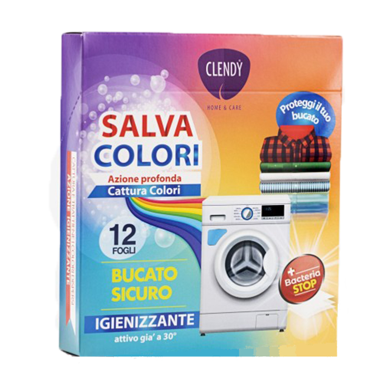 Цветоулавящи Кърпички Clendy Salva Colori 12 бр