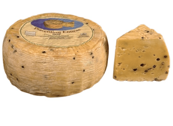 СИЦИЛИАНСКО ОВЧЕ СИРЕНЕ С ПИПЕР И ШАФРАН - Piacentinu Ennese PDO НА КГ