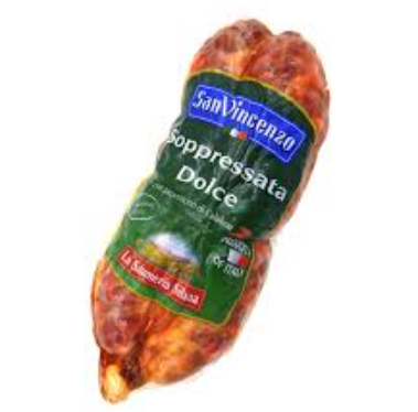 Калабрийски Салам San Vincenzo Soppressata Dolce със Сладки Чушки
