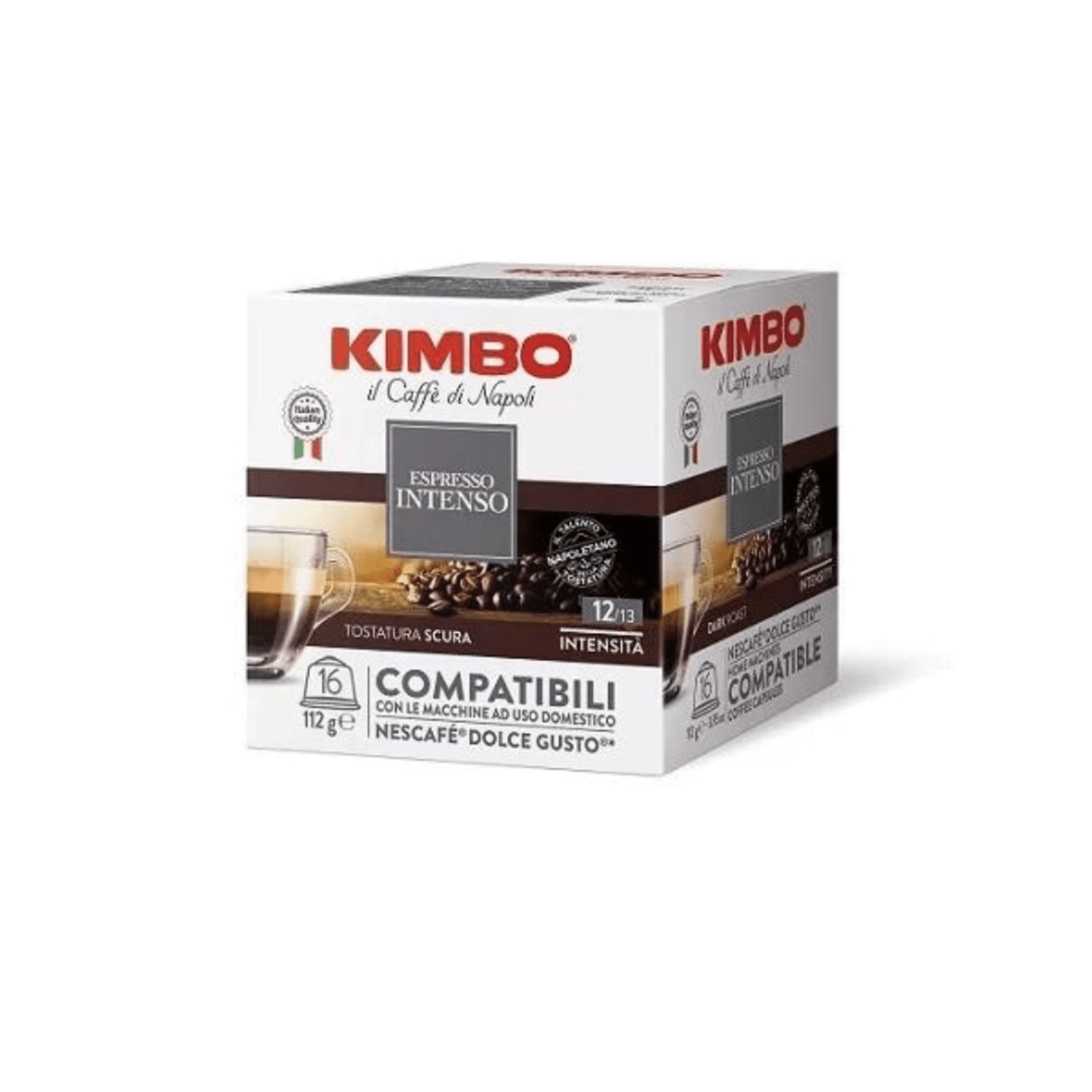 1022.png Опаковка кафе капсули Kimbo Espresso Intenso 16 бр