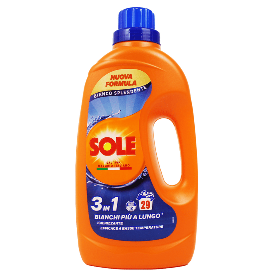 1191.png Бутилка течен перилен препарат Sole Сияйно Бяло 1.3 л – за до 29 пранета