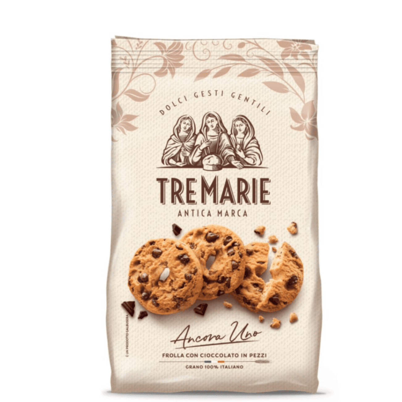 Маслени бисквити с шоколад TRE MARIE в кутия 315 г – сладко италианско изкушение