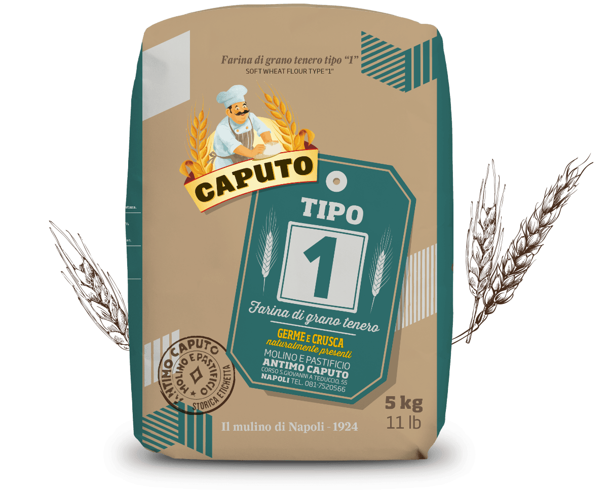 190.png Caputo Брашно Тип 1 – 5 кг: Италианско брашно за хляб, пица и сладкиши с дълга ферментация.