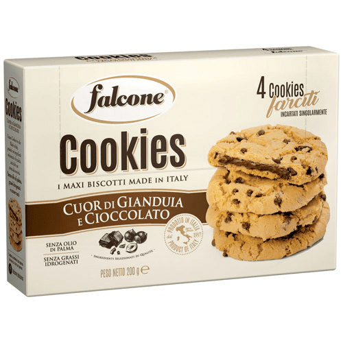 4306.png Бисквити Falcone с джандуя и шоколад, опаковка 200 г