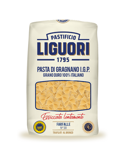 440198-1.png Пакет фарфале Liguori IGP 500 г с форма на малки панделки