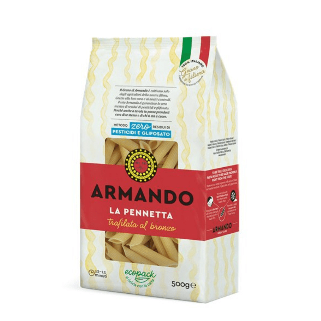 440315.png Пакет паста Penne Armando 500 г – класическа италианска паста от твърда пшеница