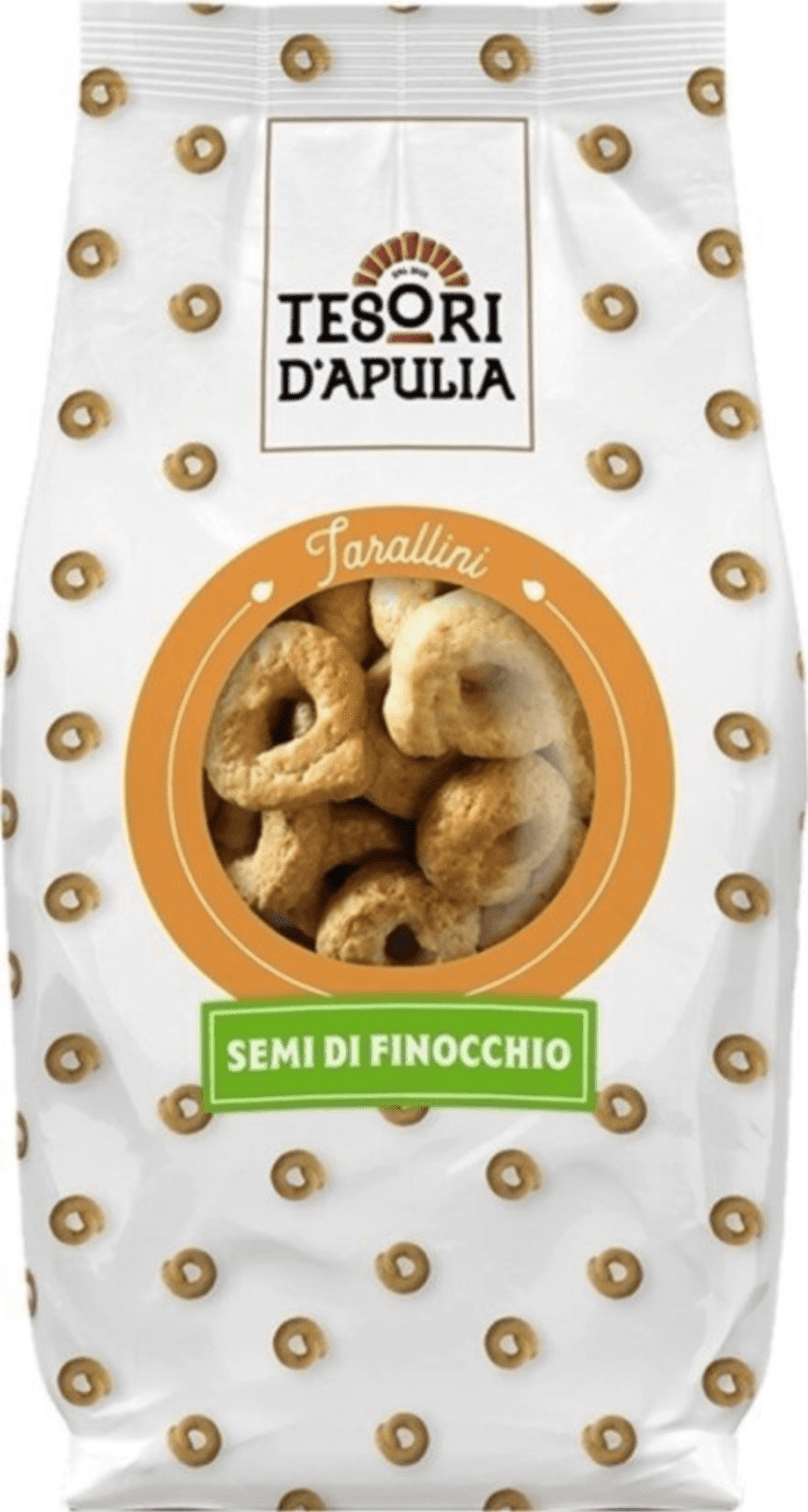 5033.png Опаковка Тарали Tesori Gusto Finocchio 200 г с фенхелови семена.