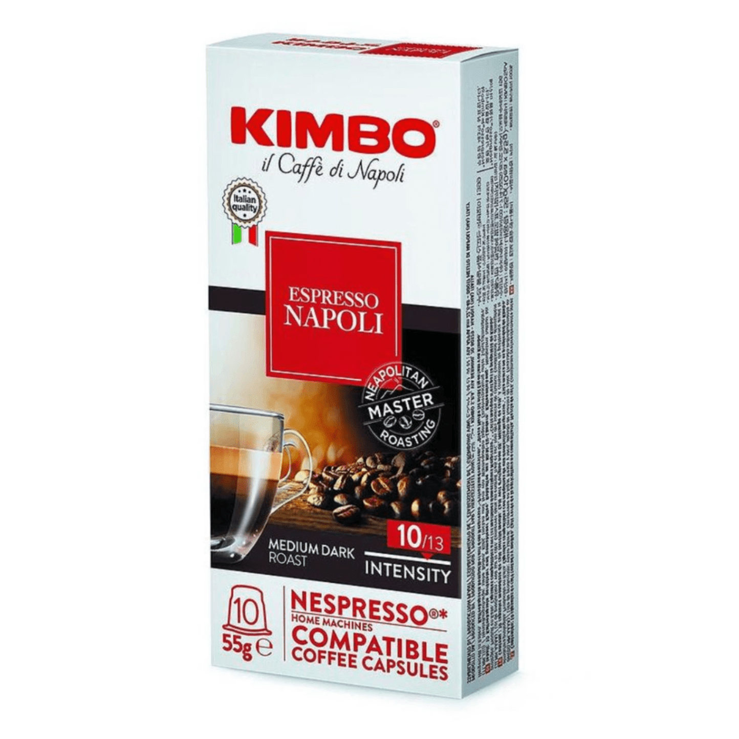 510174.png Алуминиеви капсули Kimbo Espresso Napoli за Nespresso (10 бр)