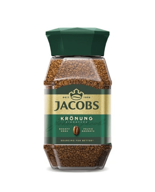 Опаковка разтворимо кафе Jacobs Kronung 200 г