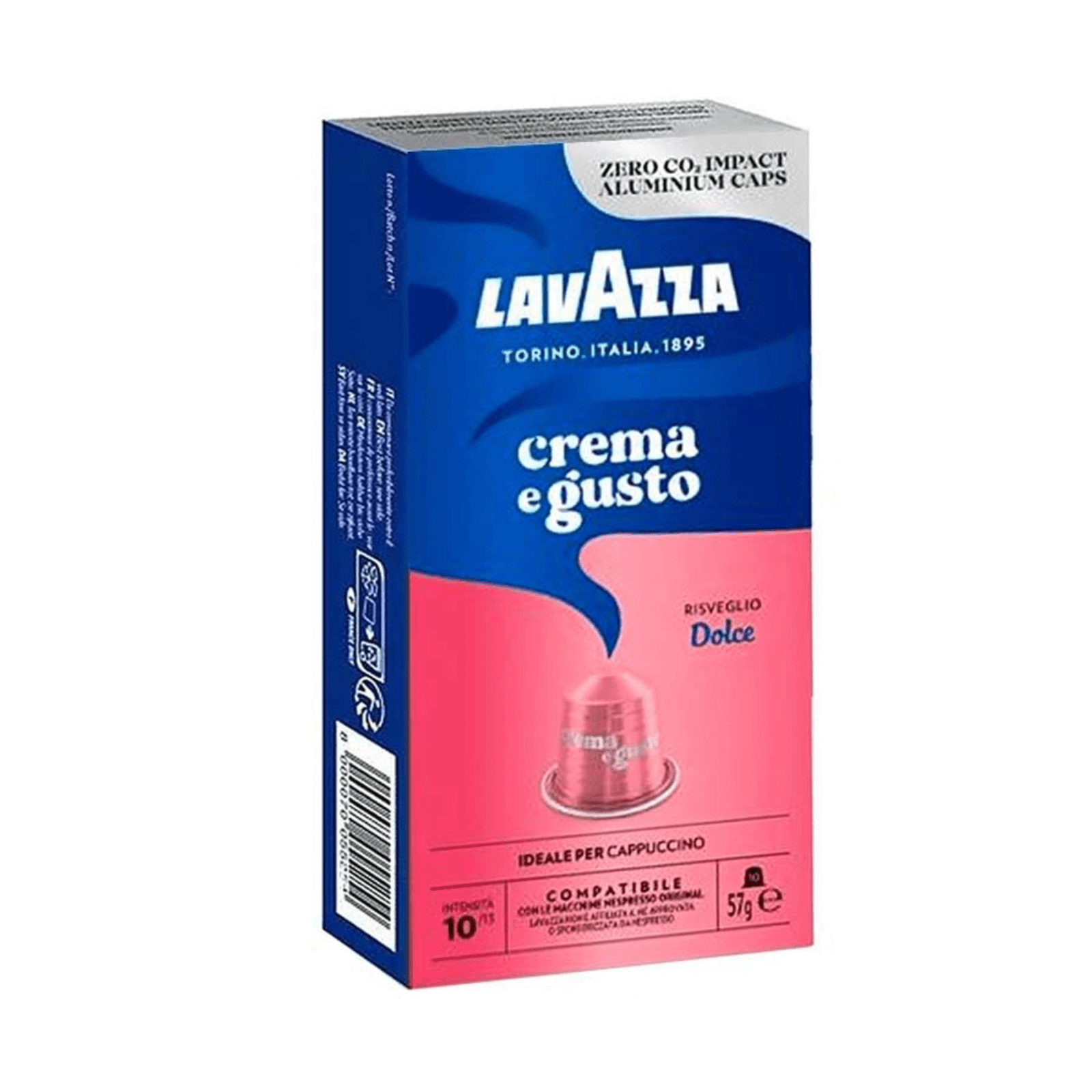 5127.png Кутия с 10 кафе капсули Lavazza Crema e Gusto Dolce – съвместими с Nespresso