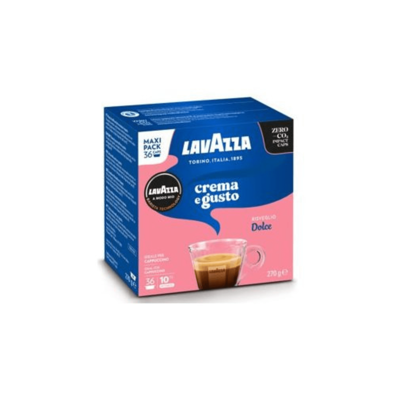 5149.png Кутия с 36 кафе капсули Lavazza A Modo Mio Crema e Gusto Dolce – меко и кремообразно кафе