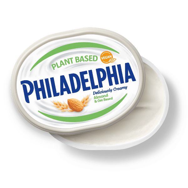 1409.png Веган крема сирене Philadelphia 145 г – с бадем и овес, без млечни.