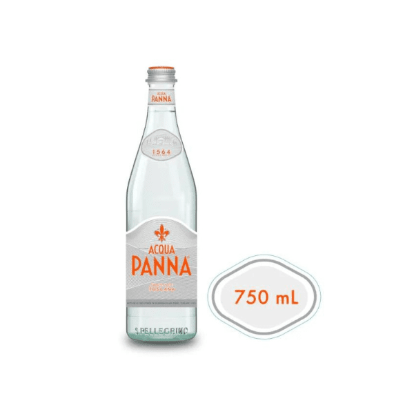 610011.png Стъклена бутилка 750 мл минерална вода Acqua Panna – тиха тосканска свежест