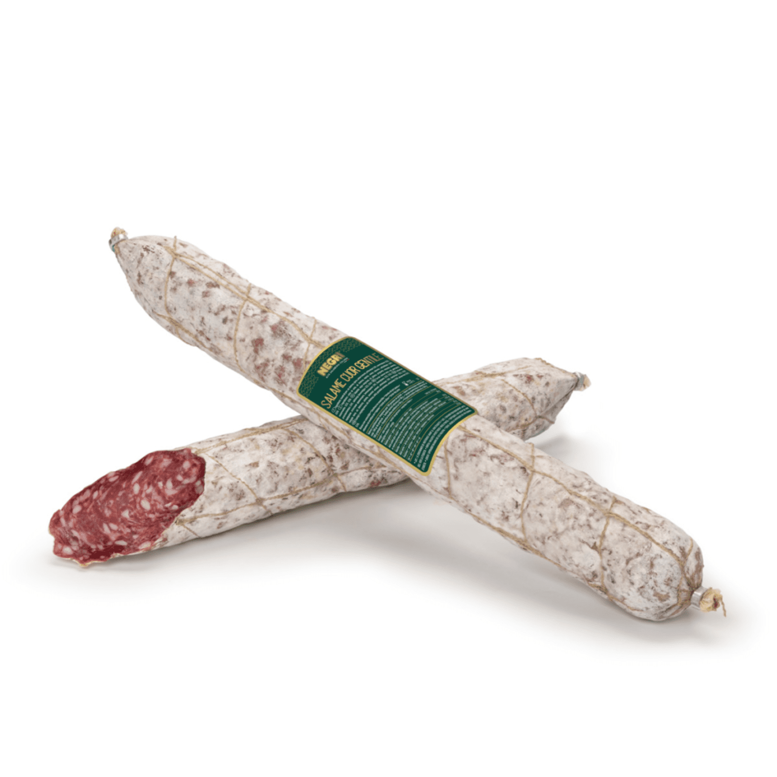 Салам Negrisalumi Cuor Gentile с по-малко мазнини, нарязан на резени