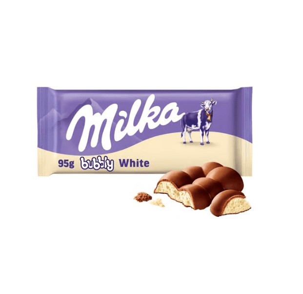 Бял Шоколад Milka Bubbly 95 г